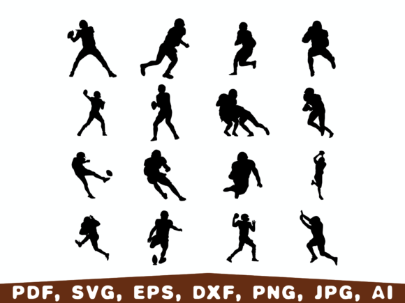 American Football Player Silhouette: Embroidery Review