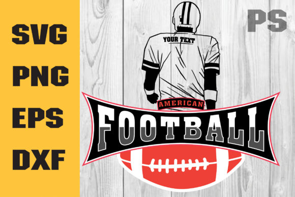 American Football SVG Graphics for Crafts