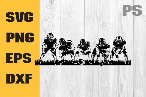American Football Team SVG: Graphics for Crafts & Web