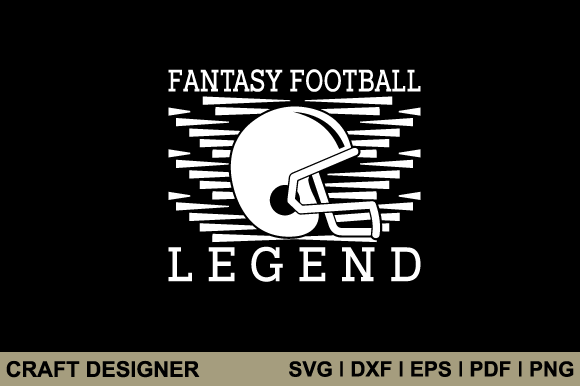 Fantasy Football Legend SVG: Graphics for Crafts