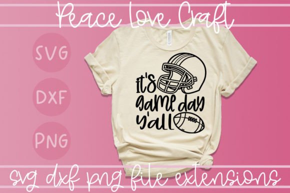 Football Game Day Y'all Graphics for Crafts