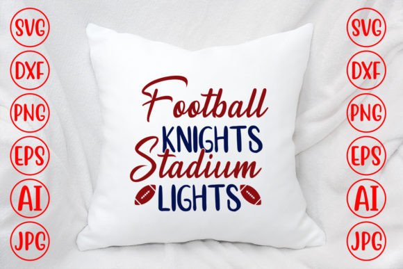 Football Knights Stadium Lights Svg: Graphics for Crafts