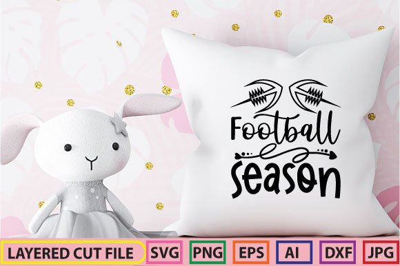 Football Season SVG DESIGN for Crafts & Graphics