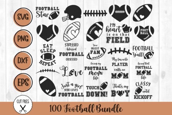 Football SVG Graphics Bundle for Crafts Review