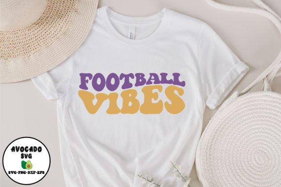 Football Vibes SVG Design for Crafts and Graphics