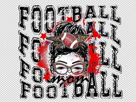 Messy Bun Football Mom Sublimation Review