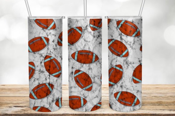 Vintage American Football Tumbler Wrap Graphics for Crafts